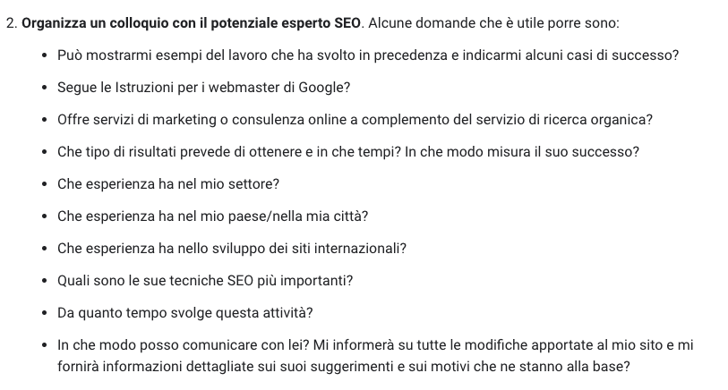 consulente seo