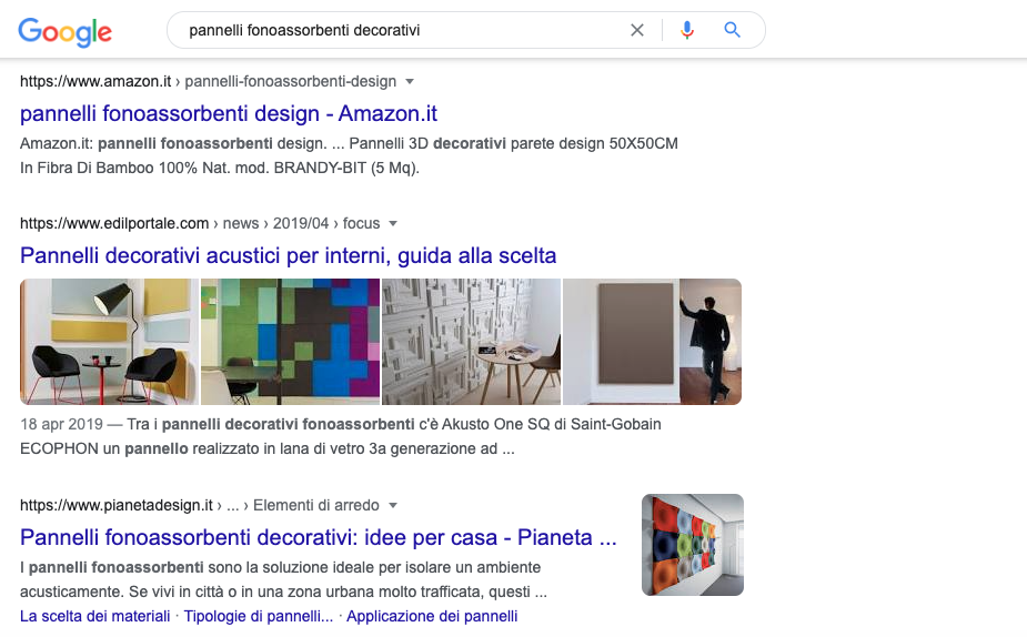 esempio serp