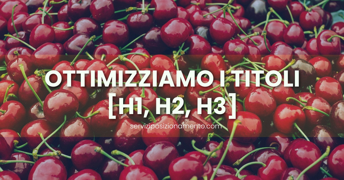 titoli seo h1 h2 h3