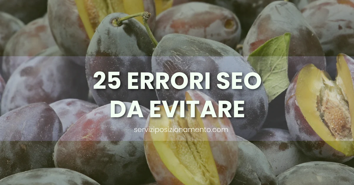errori seo