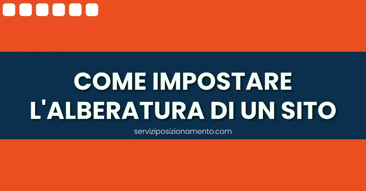 alberatura sito