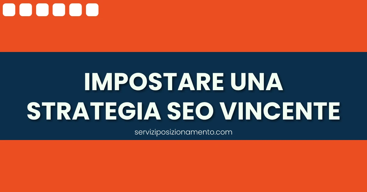 strategia seo